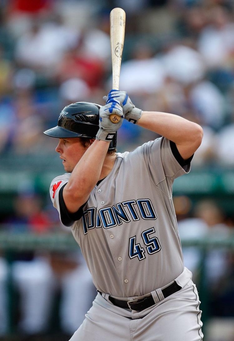Toronto Blue JaysÃ�Â¢Ã¯Â¿Â½Ã¯Â¿Â½ left fielder Travis Snider had two home runs