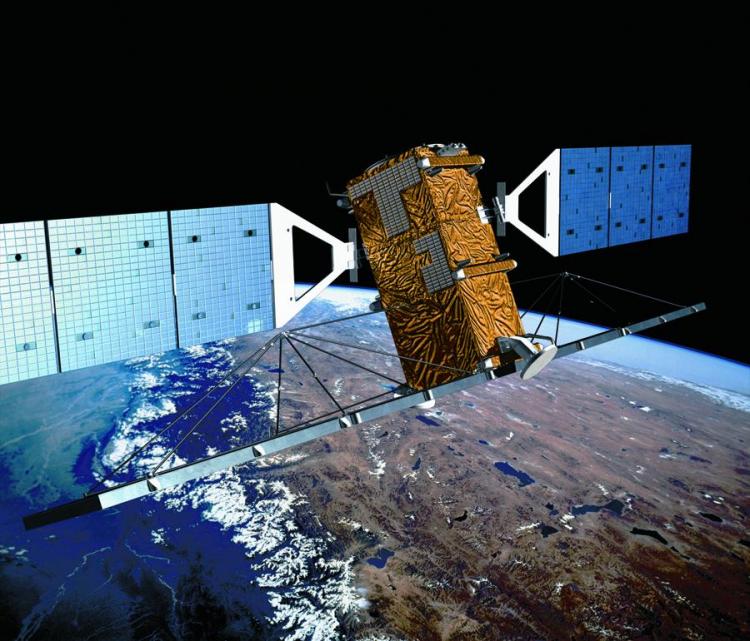An artist's concept of Radarsat-2. The successor to Radarsat-2, the Radarsat Constellation, will consist of a fleet of three satellites. (Copyright MDA)