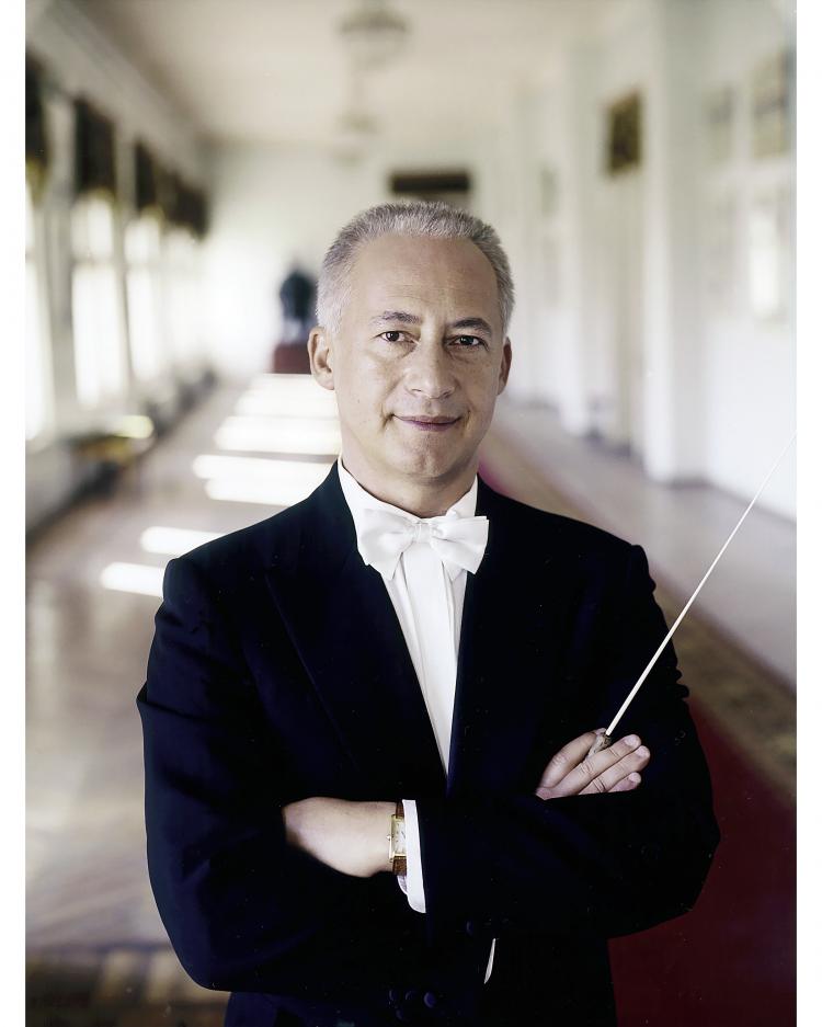 Vladimir Spivakov, founder and conductor of the Moscow Virtuosi and music director of the National Philharmonic of Russia.  (Christian Steiner/ CAMI)
