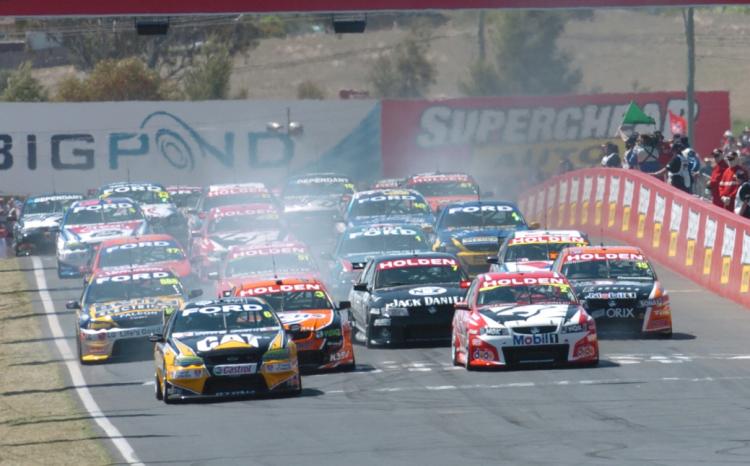 The start of â��Great Raceâ�� last yearâ�¦this weekend will mark the 46th Bathurst 1000.  (Dennis Dalbon)