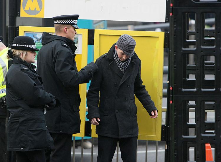 Police officers in the UK might lose their controversial stop-and-search powers. (Christopher Furlong/Getty Images)