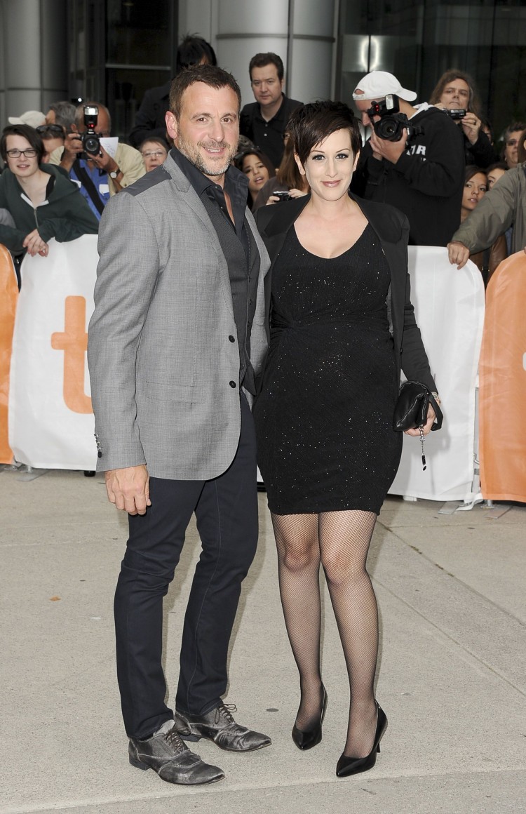 Canadian actor Patrick Huard and singer Anik Jean attend the premiere of 'Starbuck' during TIFF on Sept. 14. 'Starbuck,' a Quebecois comedy about a perpetual adolescent who discovers that, as a sperm donor, he has fathered 533 children, was one of the (Jason Merritt/Getty Images)