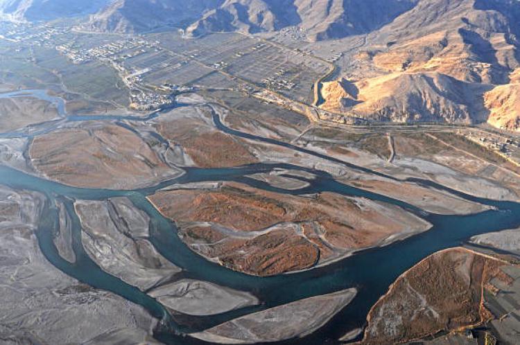 An aerial view of Jalalabad, on the Afghanistan - Pakistan boarder, on December 15, 2009. Taliban fighters carried out a raid on the US airfield here on the early morning of June 30. (Tauseef Mustafa/AFP/Getty Images)