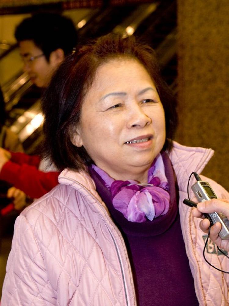 Chen Zimei, former director of Dance Association of Keelung City. (Tang Bin/The Epoch Times)
