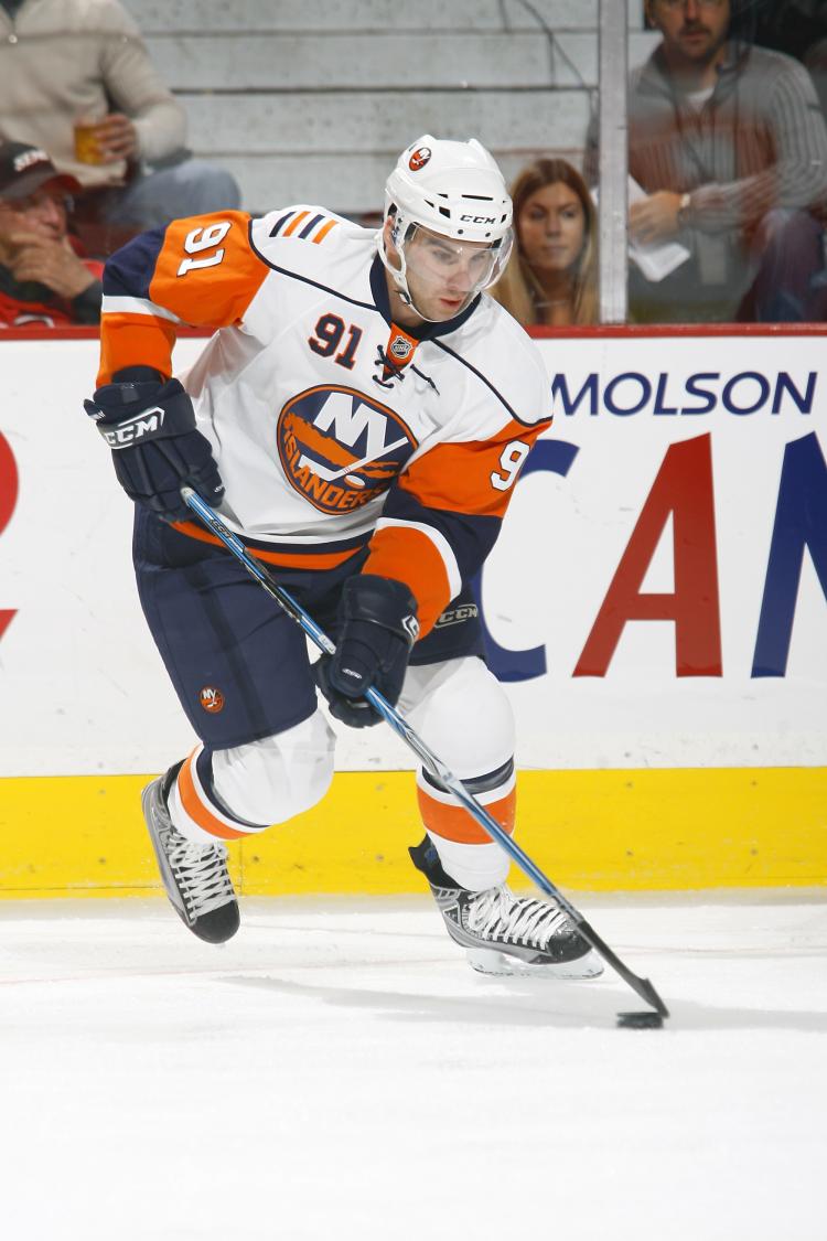 DIFFICULT NIGHT: John Tavares and the Islanders were easily beaten by the struggling Montreal Canadiens 5-1 on Thursday night. (Phillip MacCallum/Getty Images)