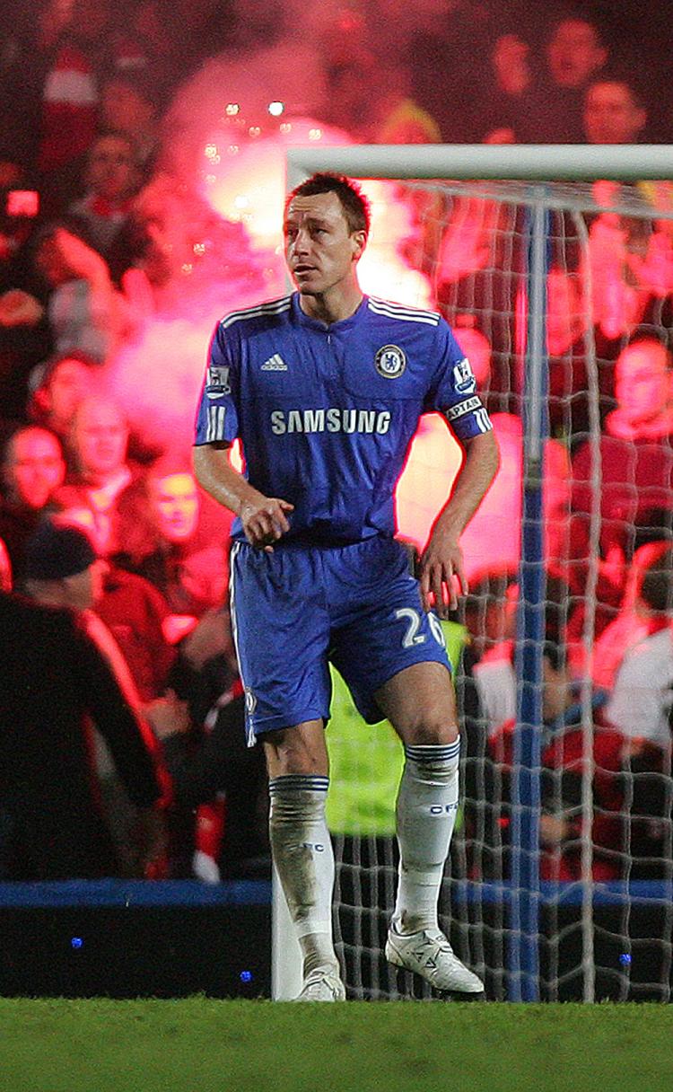 GETTING IT DONE: Chelsea captain John Terry put his off-field issues aside and led his team to victory over Arsenal on Sunday. (Geoff Caddick/AFP/Getty Images)