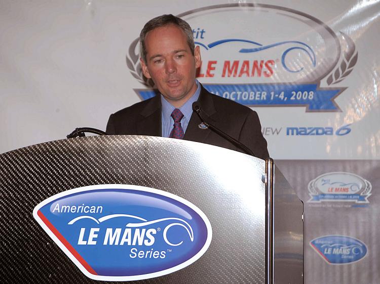 Tim Mayer, COO of the American Le Mans Series. (Courtesy ALMS)