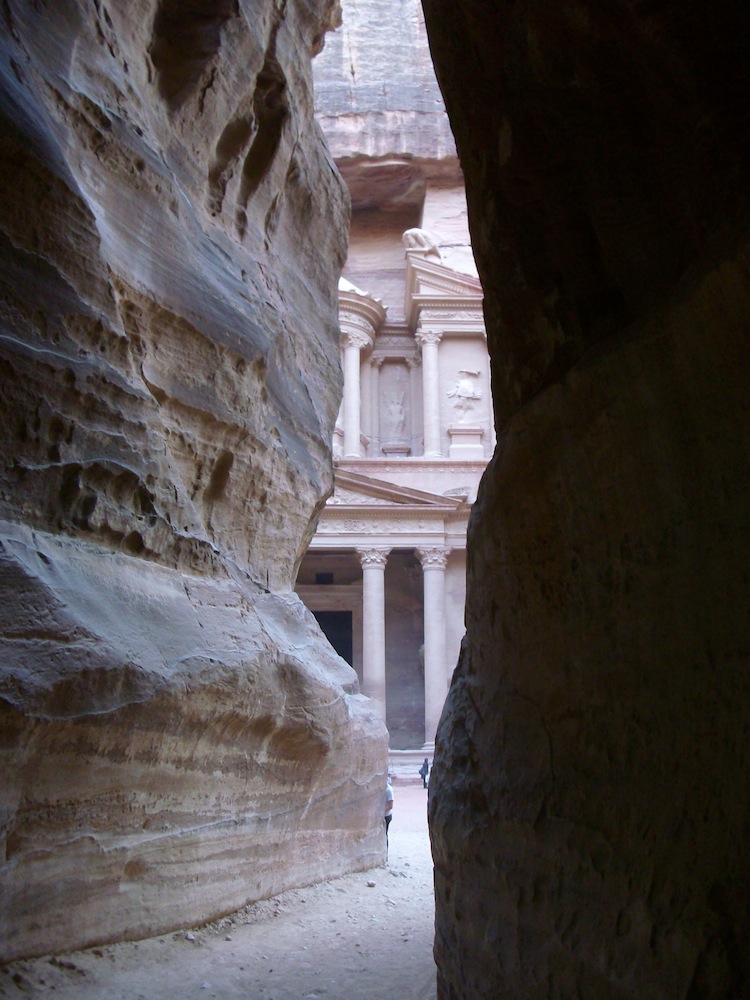 The Siq that leads to the majestic Al Khazneh (Treasury). (Ramy Salameh)