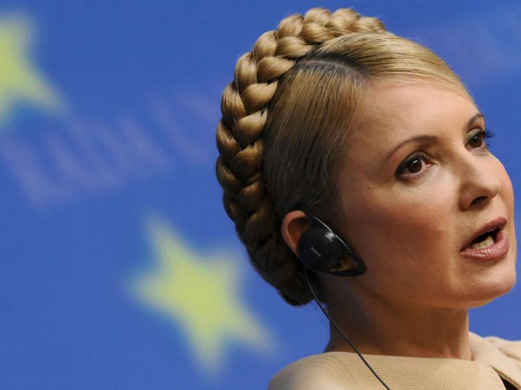 At a meeting with Prime Minister of Ukraine Yulia Tymoshenko, Chinese officials requested that NTDTV journalists should not be admitted. (John Thys/AFP/Getty Images)