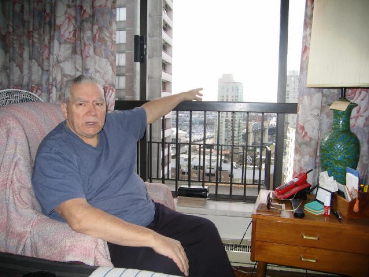William Nunn says he saw a UFO move slowly across the sky from the window of his apartment in downtown Vancouver. In 2007, Canadians reported seeing a record number of unidentified flying objects.  (UFOBC)