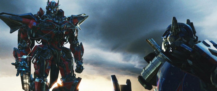 MORE THAN MEETS THE EYE: Sentinel Prime Vs. Optimus Prime in 'Transformers: Dark of the Moon.' (Courtesy of Paramount Pictures)