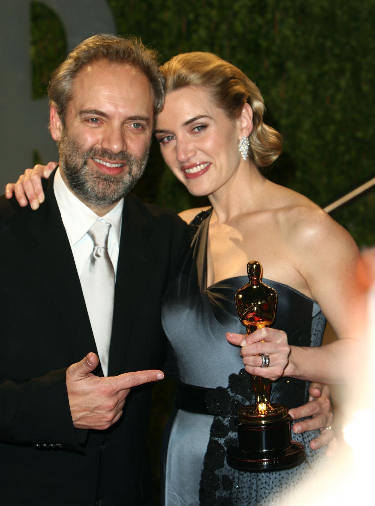 Director Sam Mendes and actress Kate Winslet at the Sunset Tower on Feb 22, 2009 in West Hollywood, California. The pair have separated, according to a lawyer representing them. (Alberto E. Rodriguez/Getty Images)