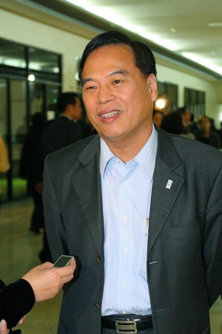 Hsiao Jiefu, president of National Chung Hsing University. (Wu Bohua/The Epoch Times)