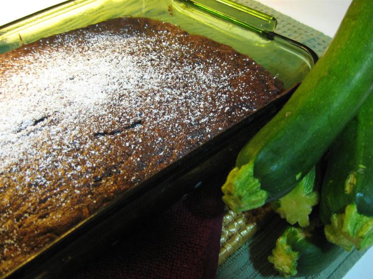 Chocolate Zucchini Cake could not be easier to make. (Maureen Zebian/The Epoch Times)