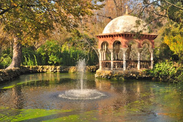 Romantic place in Maria Luisa park