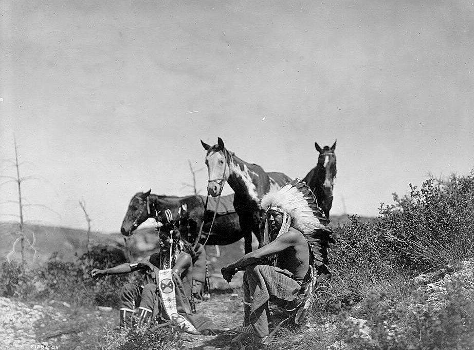 The Talk, c1905. (Edward S. Curtis/Library of Congress)