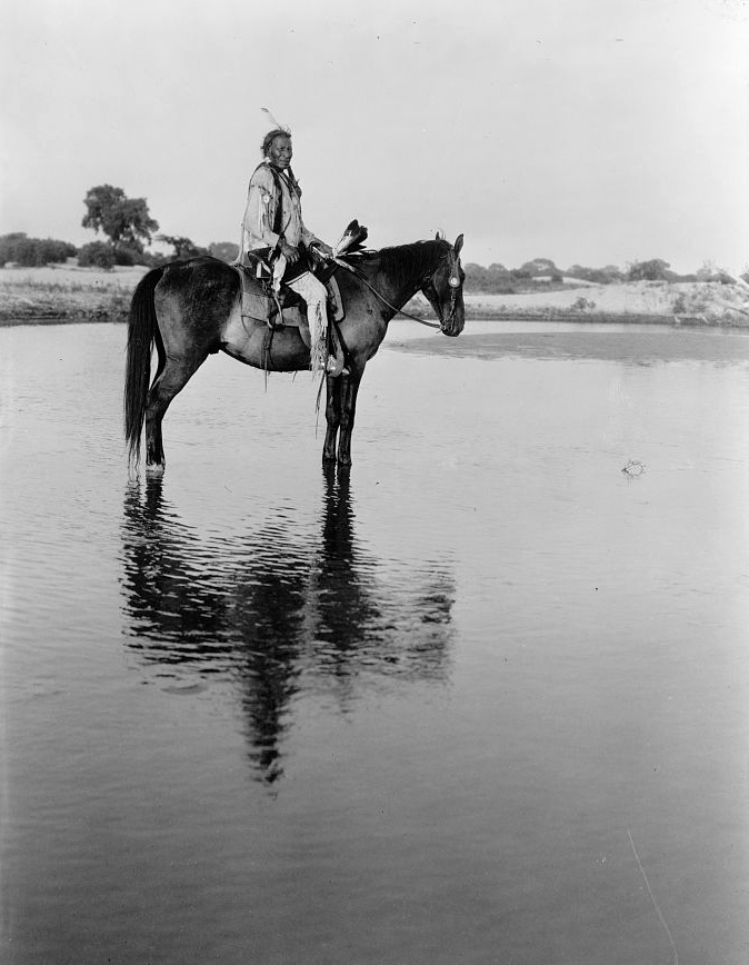 The lone Chief--Cheyenne, c1927. (Edward S. Curtis/Library of Congress)