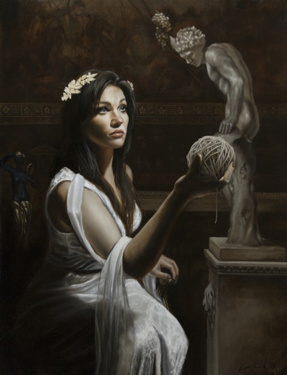 Ariadne, oil on birch, 2016, by Eric Armusik. (Courtesy Eric Armusik)