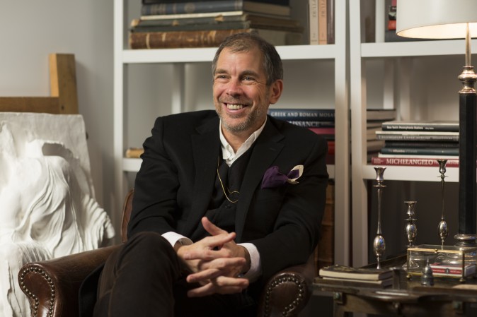 Richard Cameron, co-founder of Atelier & Co., an architectural design firm, in Williamsburg, Brooklyn, on Jan. 19, 2017. (Samira Bouaou/Epoch Times)