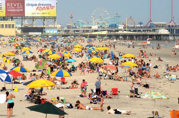 The beach at Atlantic City. (Casino Reinvestment Development Authority)