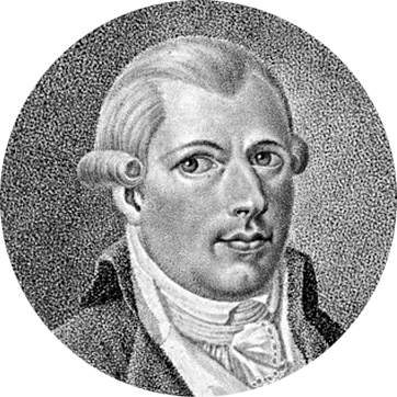 Adam Weishaupt (1748–1830), founder of The Order of the Illuminati in Bavaria in 1776.