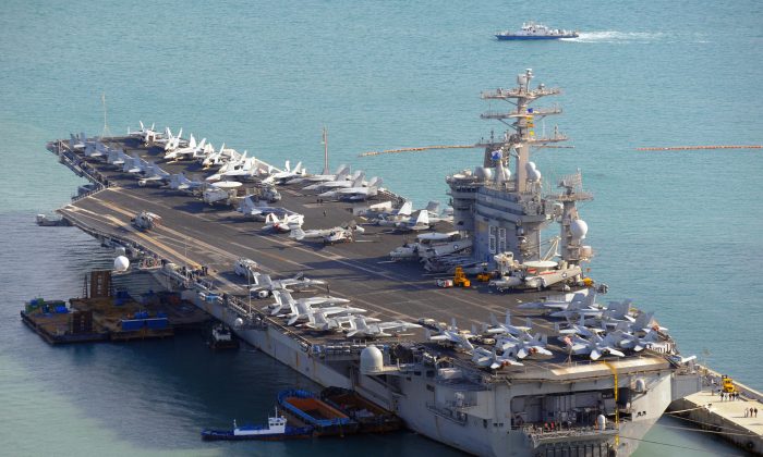 3 tàu sân bay Mỹ cùng diễn tập quân sự: Sự kiện hiếm cảnh báo Triều Tiên.1