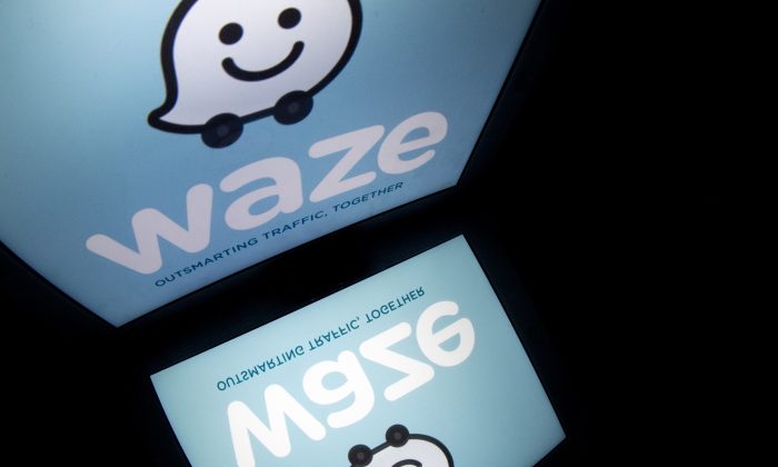 Waze Directs Motorist to Bottom of Frozen Lake