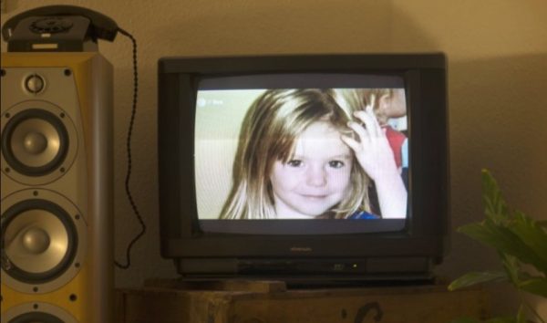 Photo of Madeleine McCann on TV