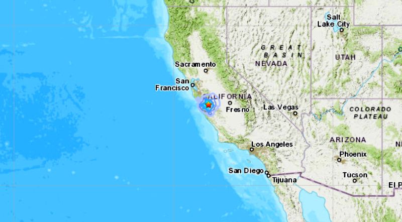 Earthquake Swarm Hits Along California's San Andreas Fault ...