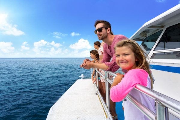 Family on Boat 