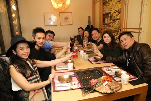 Diners eat traditional korean meal at missKOREA