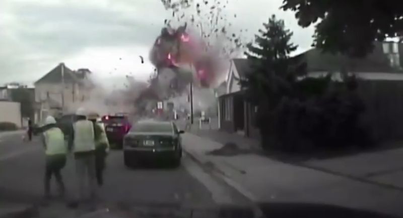 explosion in wis town