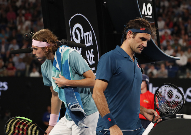 Federer beaten by Stefanos Tsitsipas Australian Open