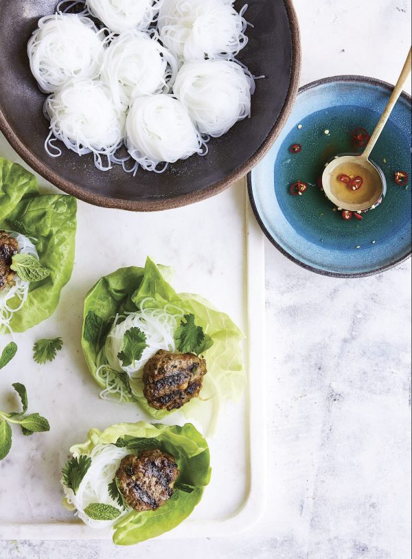 Curry-Scented Grilled Beef Lettuce Wraps