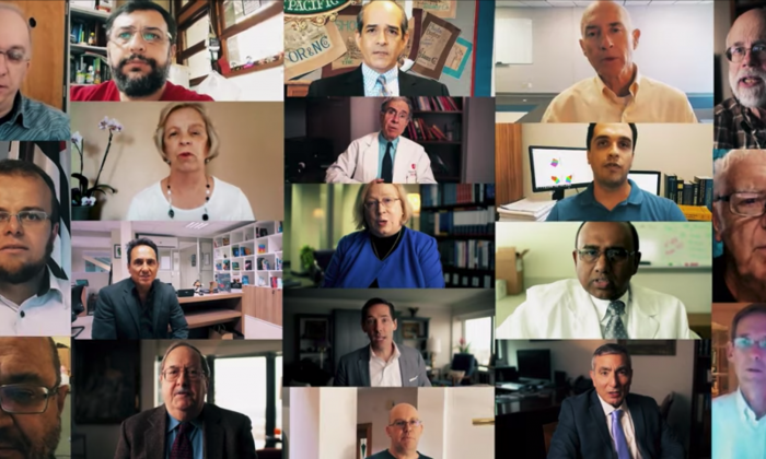 In this screenshot from a video by the Discovery Institute, scientists voice their skepticism of Darwin's theory of evolution. (Screenshot/Discovery Insitute)