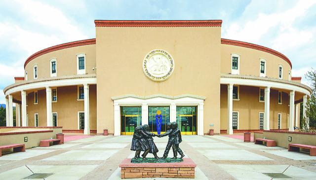 The New Mexico Capitol, in Santa Fe, New Mexico. (Zack Frank/Shutterstock)