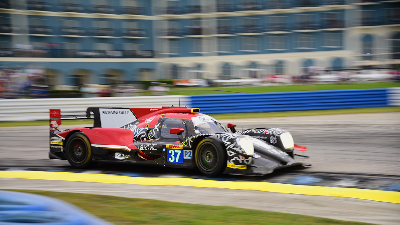 The #37 DC Racing Oreca finished first in LMP2.