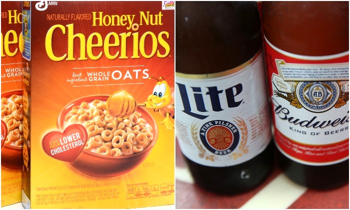 Cheerios, chips, beers and many other food contain cancer-causing chemical (LunaseeStudios/Shutterstock, Joe Raedle/Getty Images)