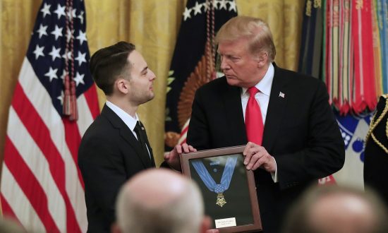 Iraq War Hero’s Family Accepts Medal of Honor From Trump