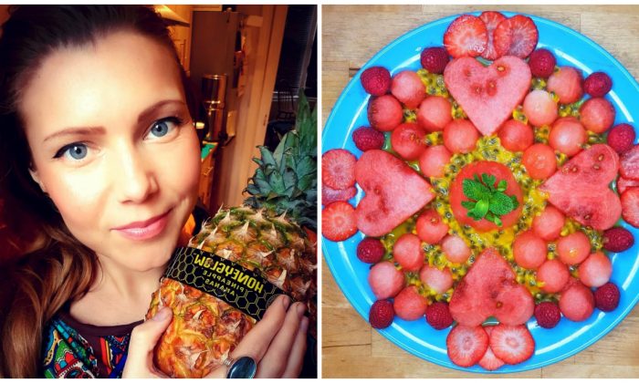 Polina Petruk, Feb. 18, 2019; a fruit platter prepared to celebrate Valentine's Day on Feb. 14, 2019. (Courtesy of Polina Petruk)