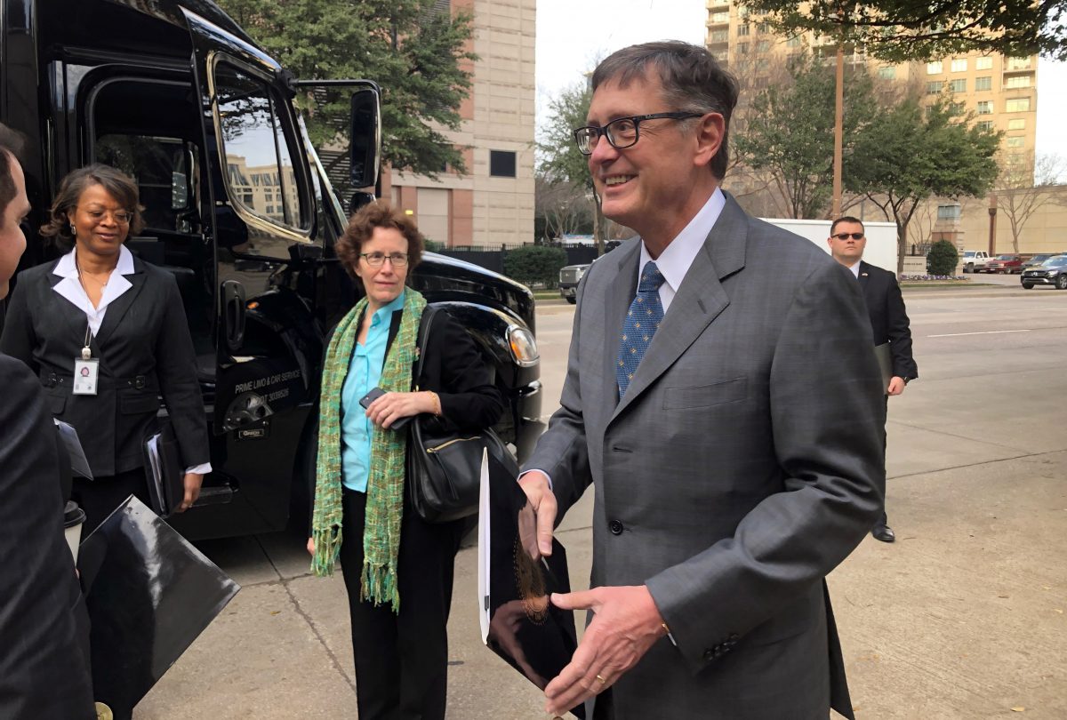 Vice President of the US Federal Reserve Richard Clarida in Dallas