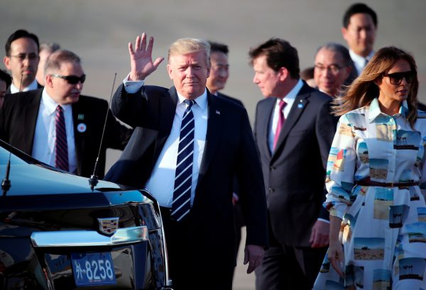 President-Trump-arrives-in-Japan