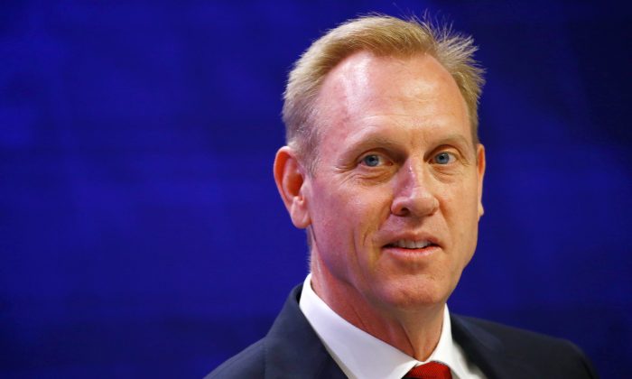 Acting U.S. Defense Secretary Patrick Shanahan looks on during the IISS Shangri-la Dialogue in Singapore, June 1, 2019. (Reuters/Feline Lim)