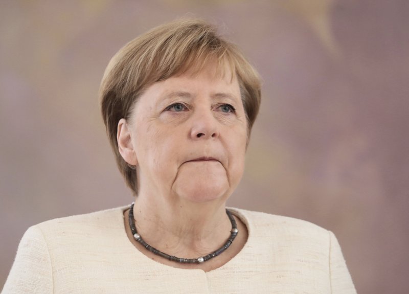 Germany's Angela Merkel Seen Shaking Again at Berlin Event