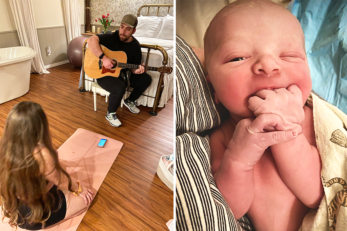 Wife Sings Through Labor With Her Husband on the Guitar, Gives Birth to a 'Relaxed' Baby Boy