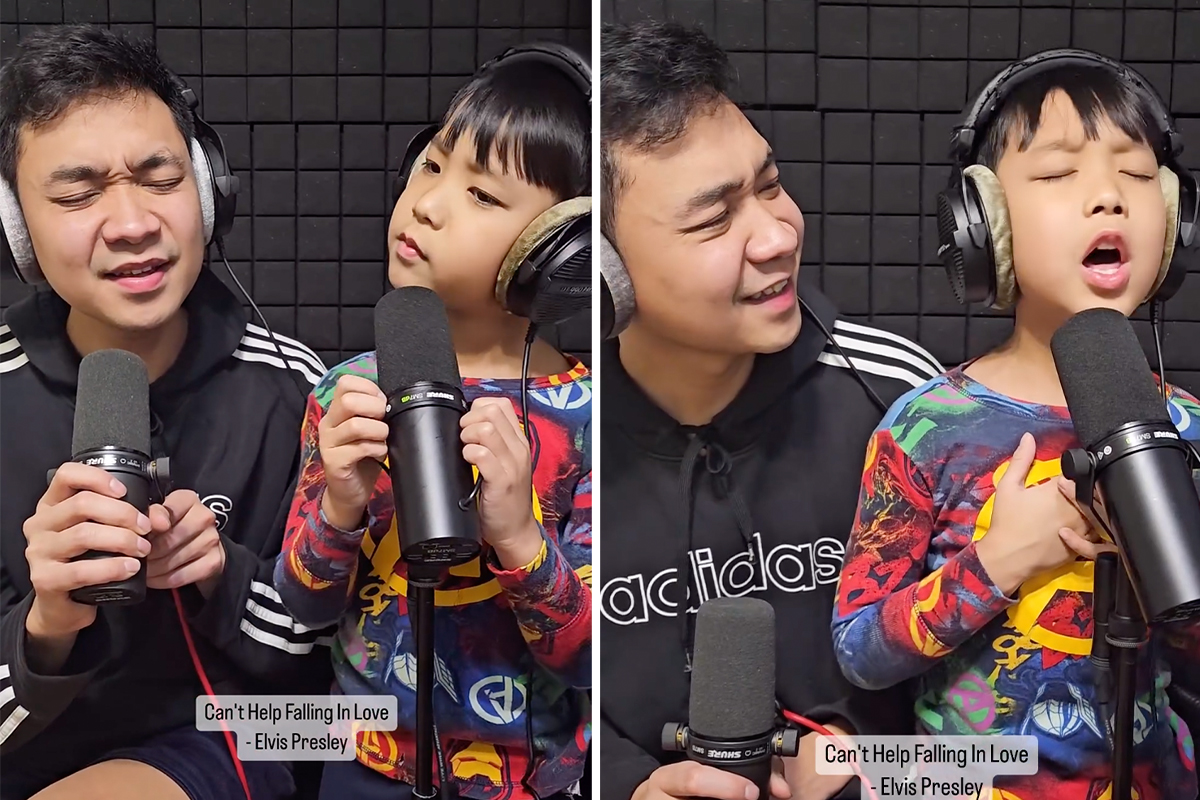 6-Year-Old Can Sing Elvis Classics, His Musical Duets With Dad Bring Back Old American Songs