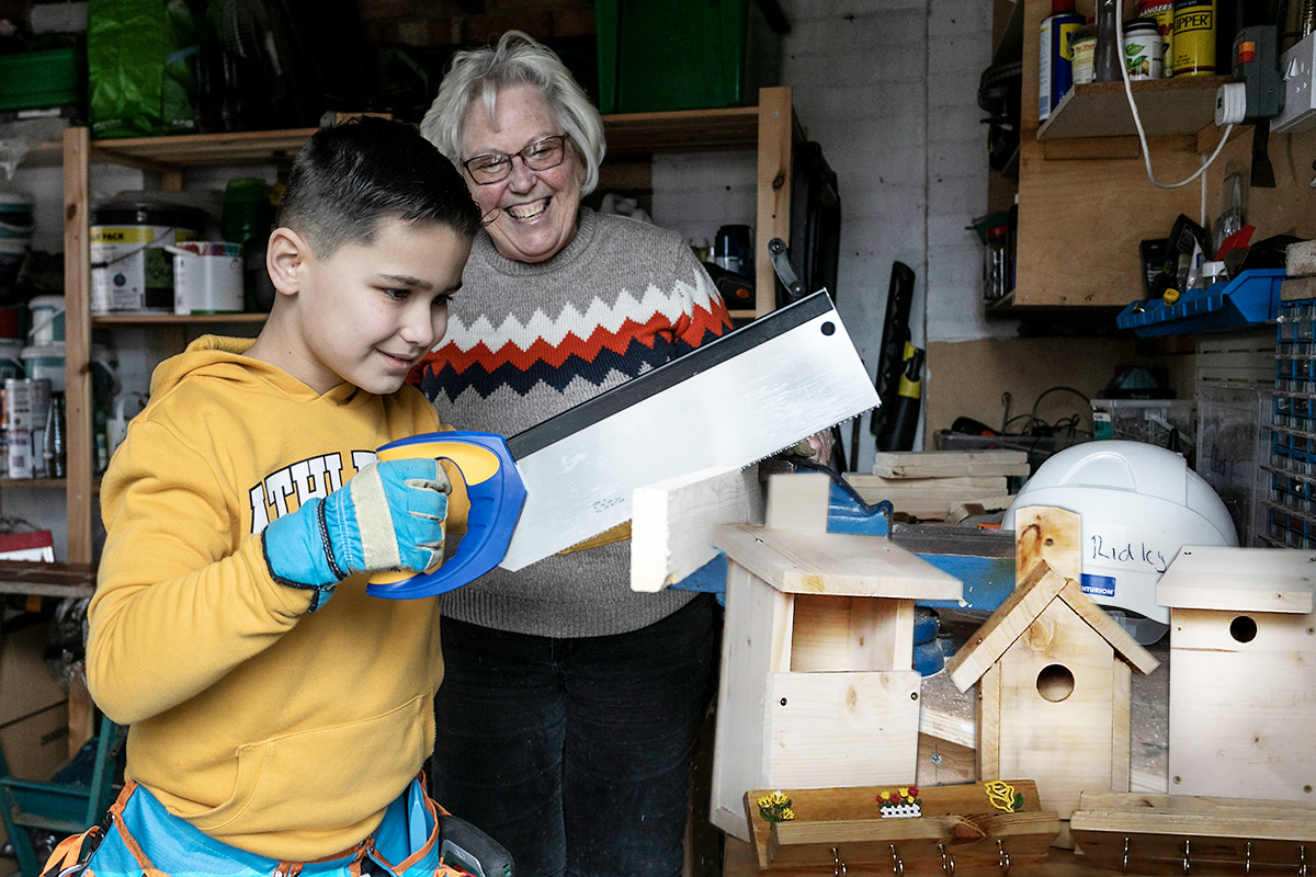 9-Year-Old Boy Becomes Pro Carpenter, Sets up Woodshop, Own Business in Grandma’s Garage