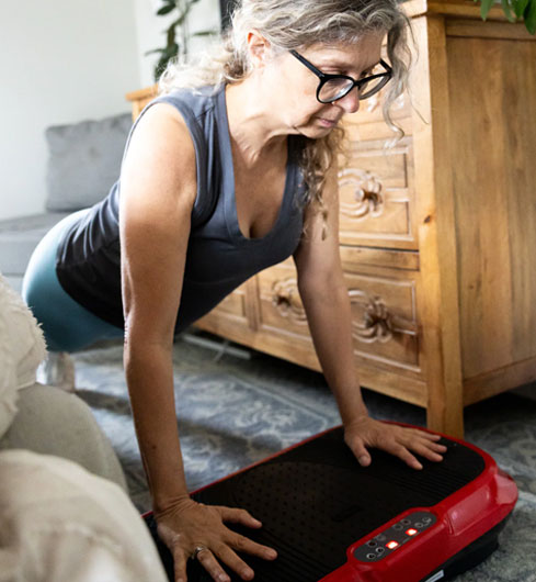 LifePro’s Vibration Therapy Plate relieves pain, helps you lose weight, and rebuild strength, and so much more – in just 10 minutes a day!