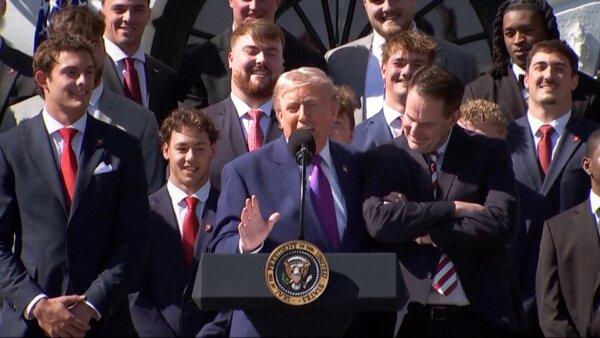 Trump Honors Indiana University’s Historic College Football Champions