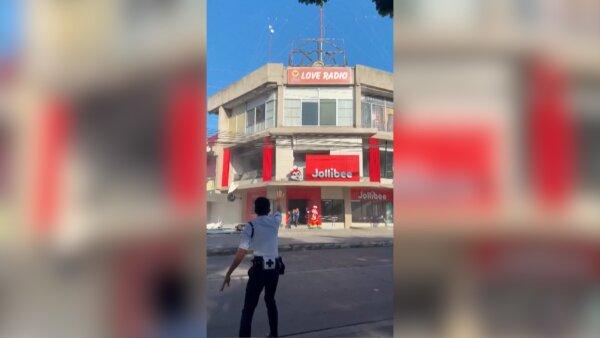 Footage Shows Jollibee Restaurant Collapse in General Santos as Powerful Quake Kills 37